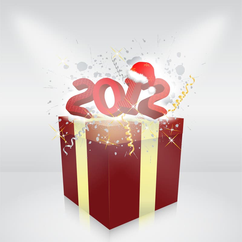 Gift box 2012 year