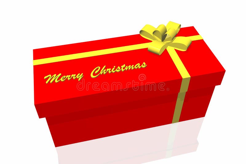 Gift box. Isolated on the white background vector illustration Gift box. Isolated on the white background vector illustration