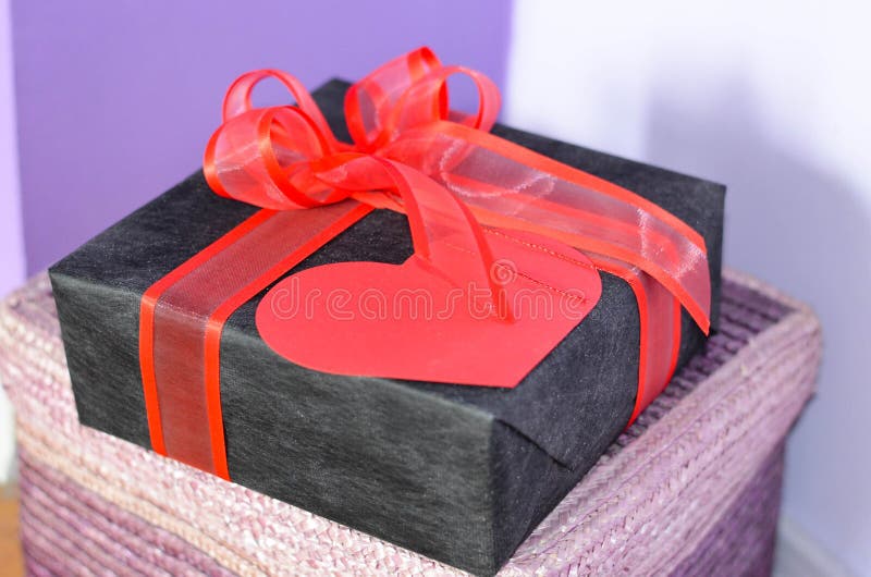 Gift box stock photo. Image of emotion, backgound, closed 51832402