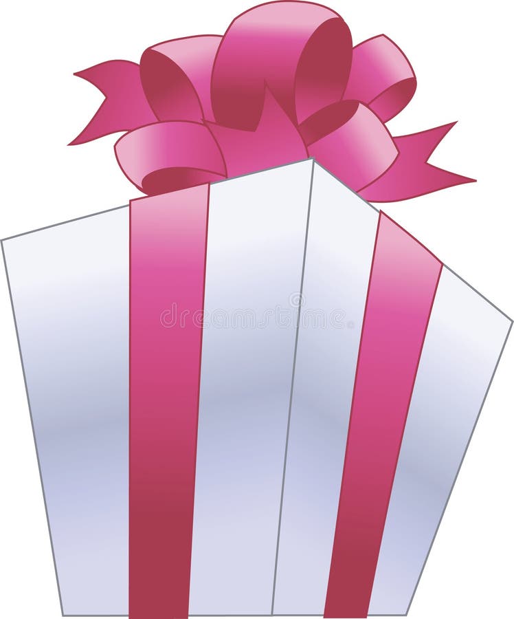 Gift box with bow