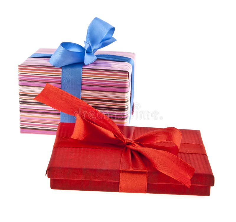 Gift box isolated on white background