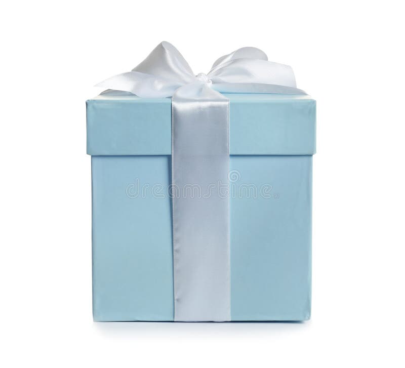 Gift box with ribbon