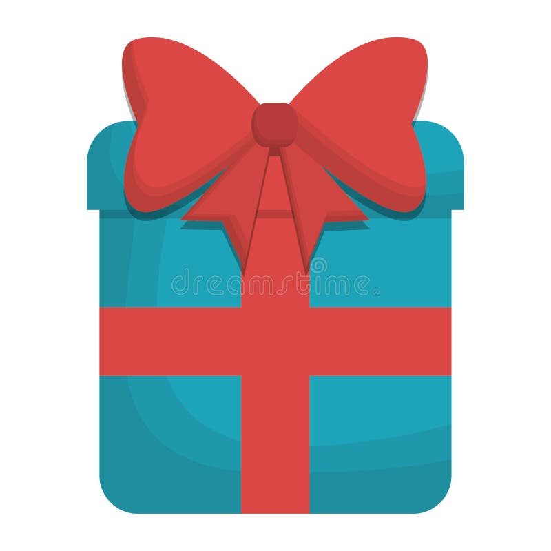 Gift box ribbon stock vector. Illustration of present 80770081