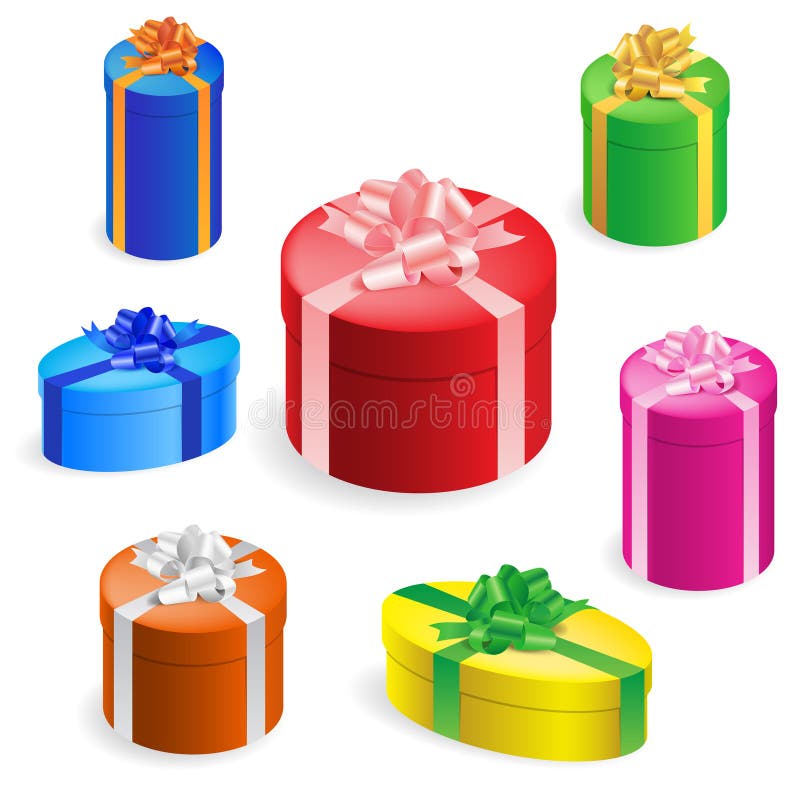 Presents stock vector. Illustration of design, ribbon 1612705