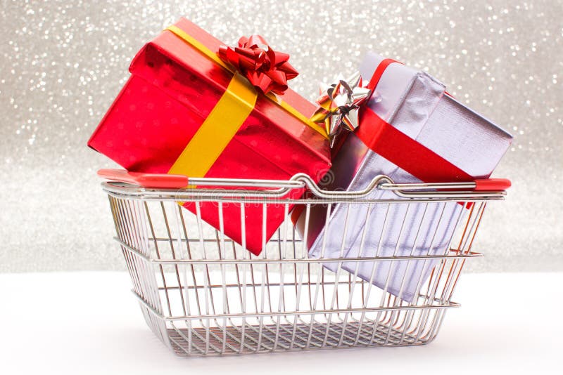 Geschenkdozen royalty-vrije stock afbeelding