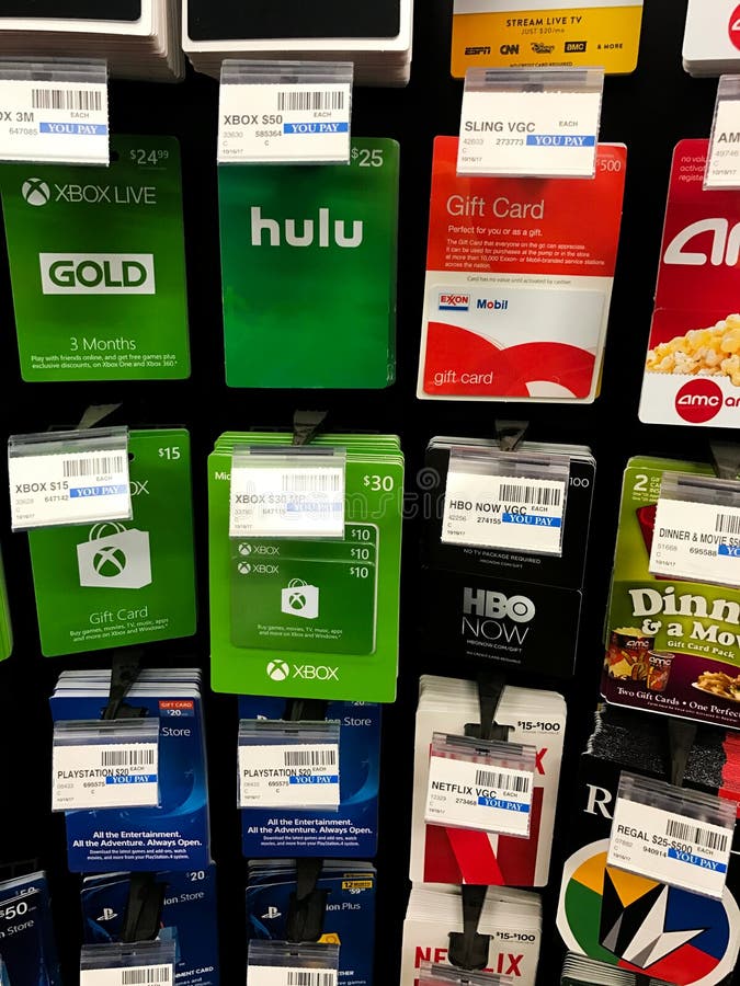 Gift Cards for Sale at CVS Store Editorial Photo - Image of