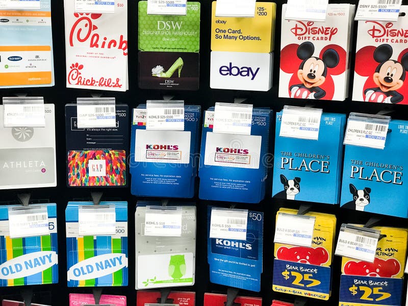 Different Gift Cards of Many Brands Such As , Netflix, Xbox, Google  Play, Best Buy, Spotify Editorial Photo - Image of play, discount: 178512156