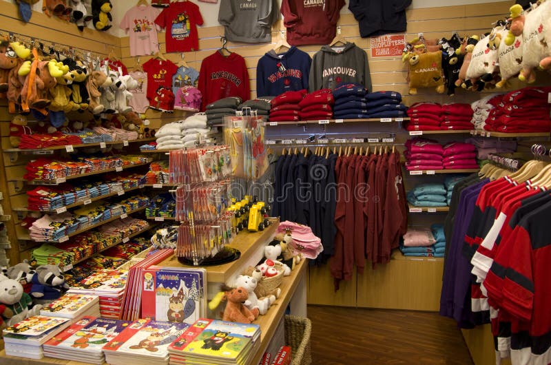 Gift shop Vancouver Canada editorial image. Image of shop 45287375