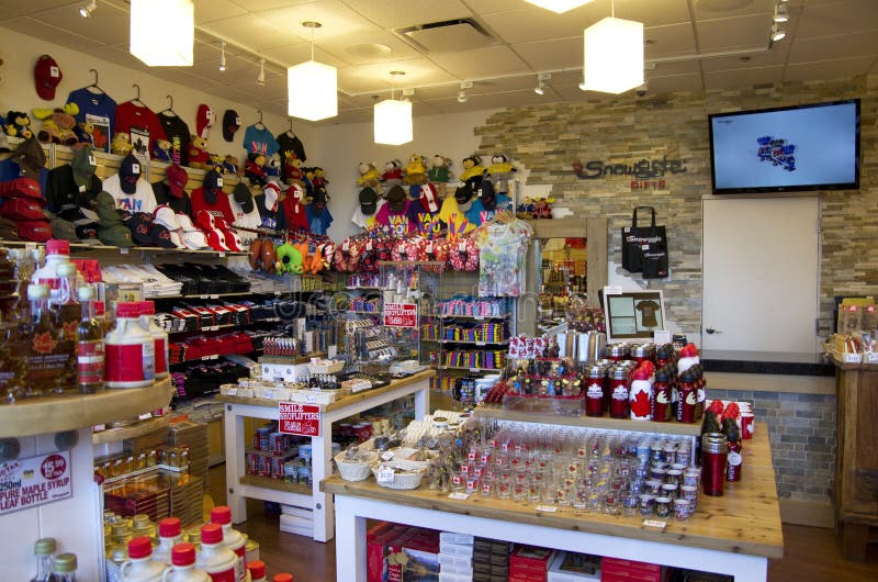 Gift shop Vancouver Canada editorial photography. Image of design