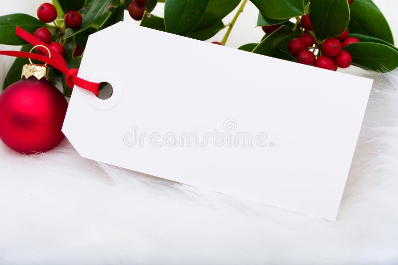 Gift tag royalty free stock photos