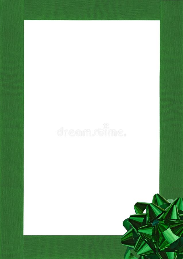 Gift Wrapping Bow and Ribbon Stock Photo Image of green, ribbon 3960498