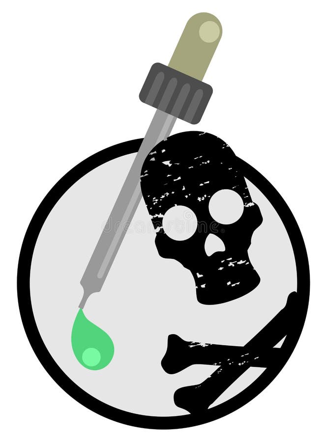 Giftig Symbol Vektor Illustrationer. Illustration Av Knapp - 29115678