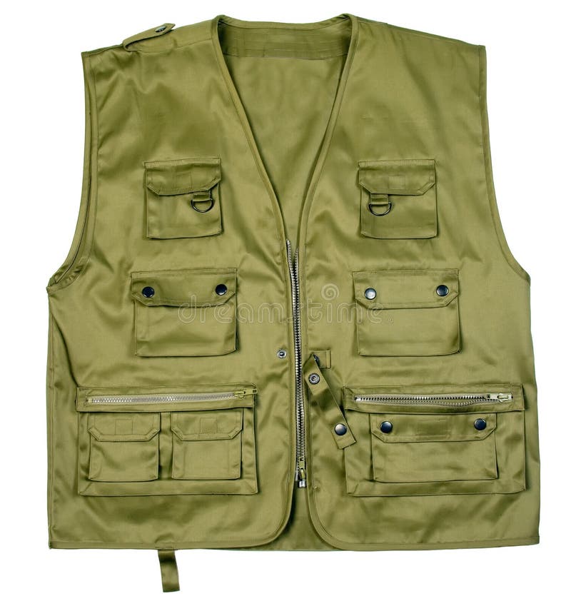 Gilet vert de chasseur photos stock Gilet vert de chasseur photos stock