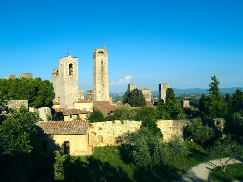 Gimignano Italy San Tuscany Zdjęcie Stock - Obraz złożonej z ...