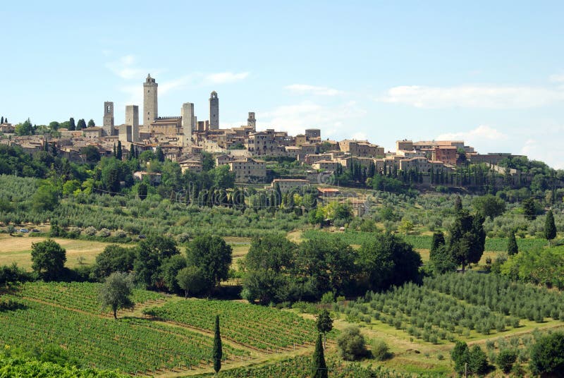 Download Gimignano Italy San Tuscany Arkivfoto - Bild av latin, italy: 3548088