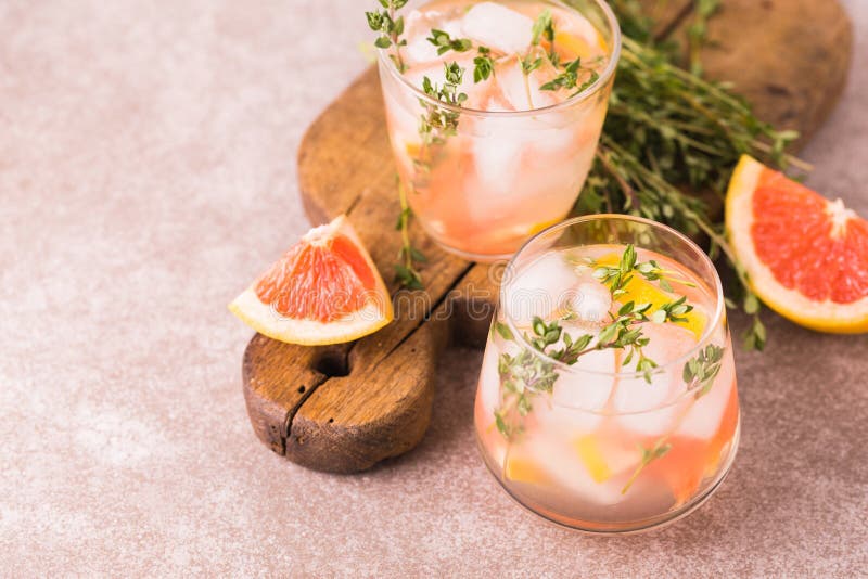 Gin Bitter Lemon Alcoholic Long Drink Cocktail with Dry Gin, Tonic