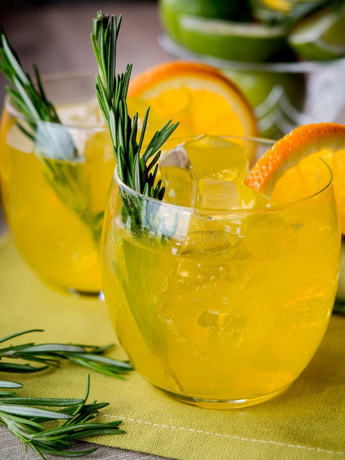 Gin ed arancia immagini stock Gin ed arancia immagini stock