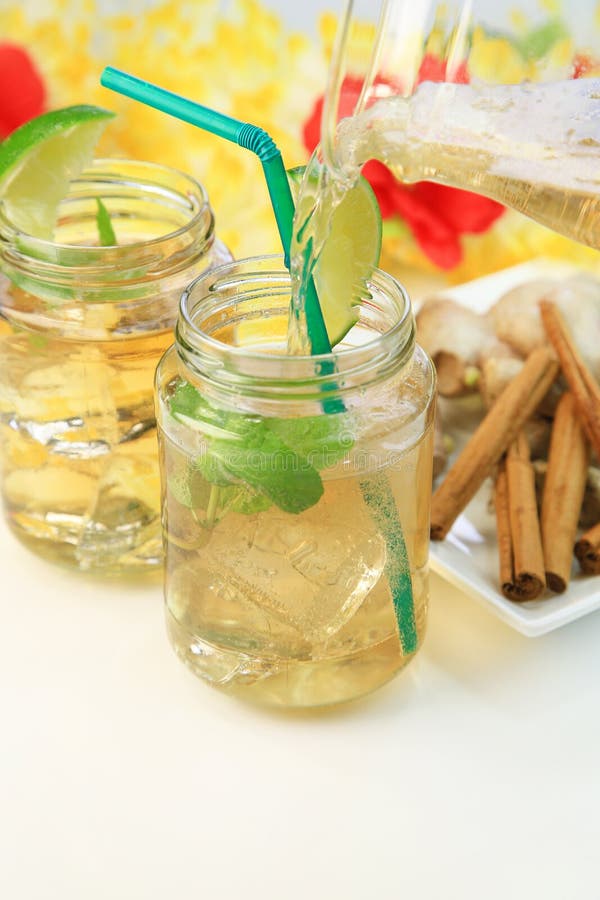 Ginger ale stock photo. Image of refreshing, beverage 73685820