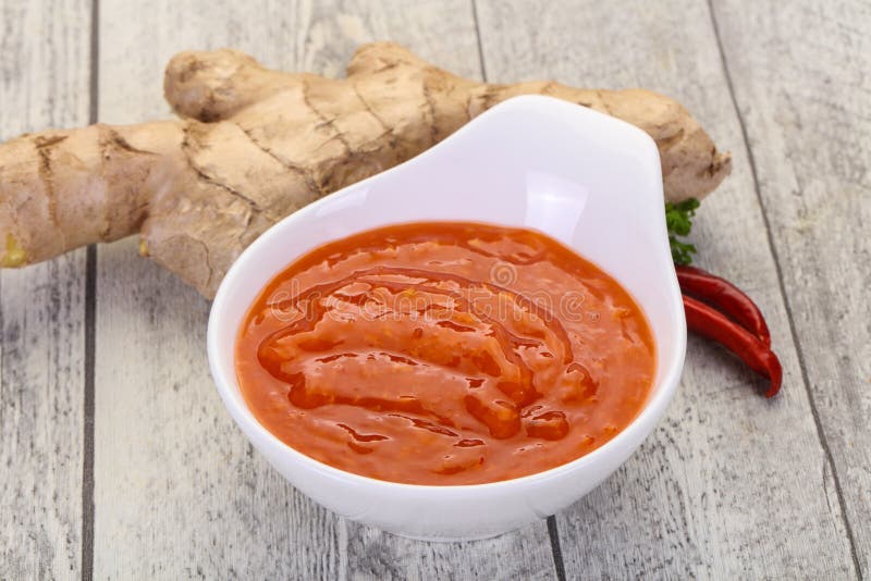 Ginger chili sauce stock photo. Image of gourmet, pepper 197712452