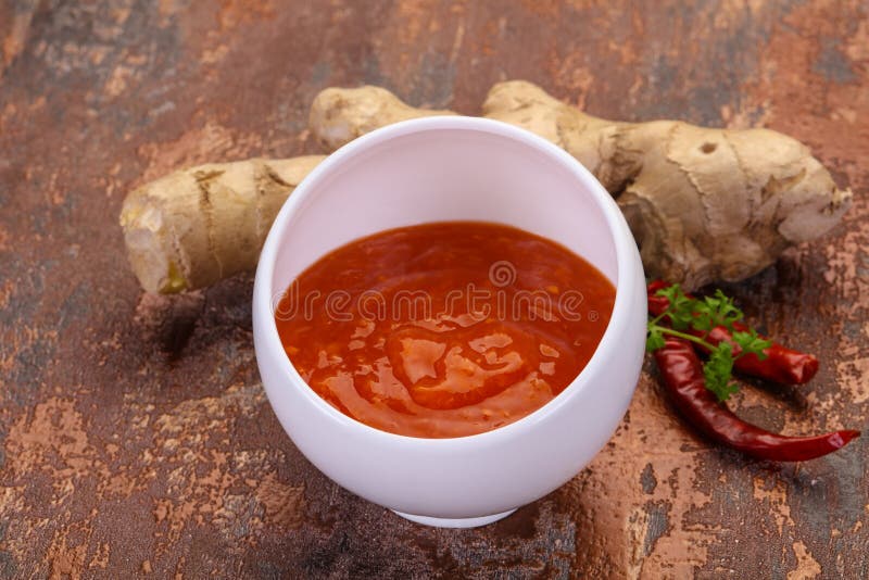 Ginger chili sauce stock photo. Image of gourmet, paste 209563602