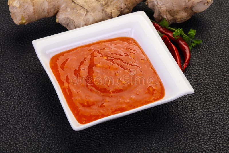 Ginger chili sauce stock image. Image of healthy, homemade 193911359