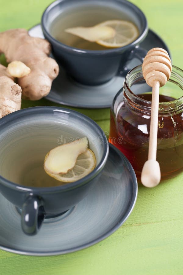 Ginger Tea with Honey and Lemon Stock Photo Image of chinese, slice