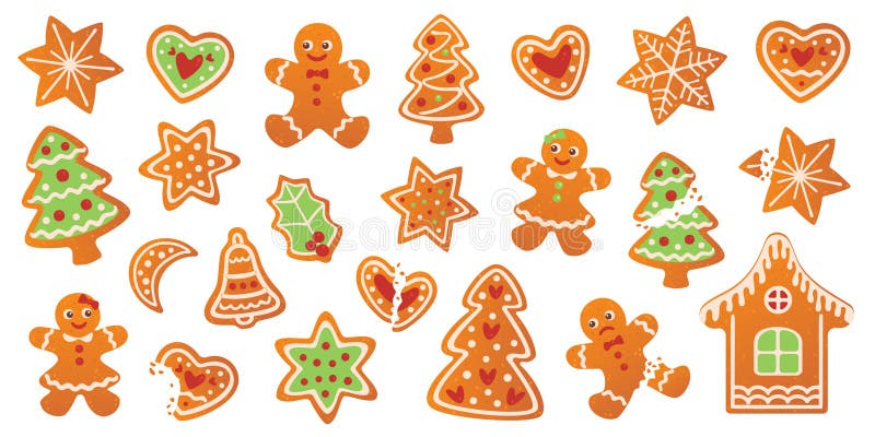 Gingerbread Sweets Stickers Gingerbread Sweets Stickers
