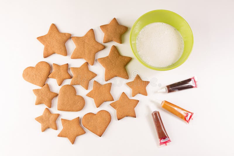 Gingerbread decoration royalty free stock images