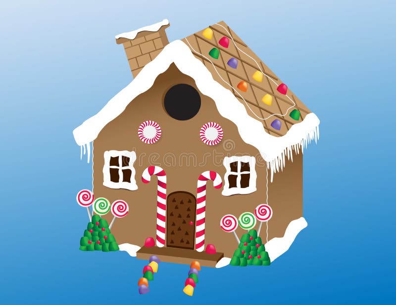 Gingerbread House stock illustration