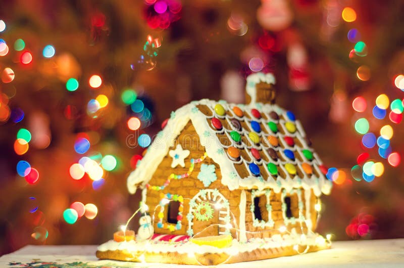 Gingerbread house stock photo. Image of holiday, brown 200332760