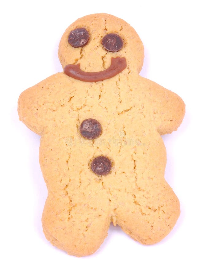 Undecorated Gingerbread Man Stock Image Image of clean, full 6399989