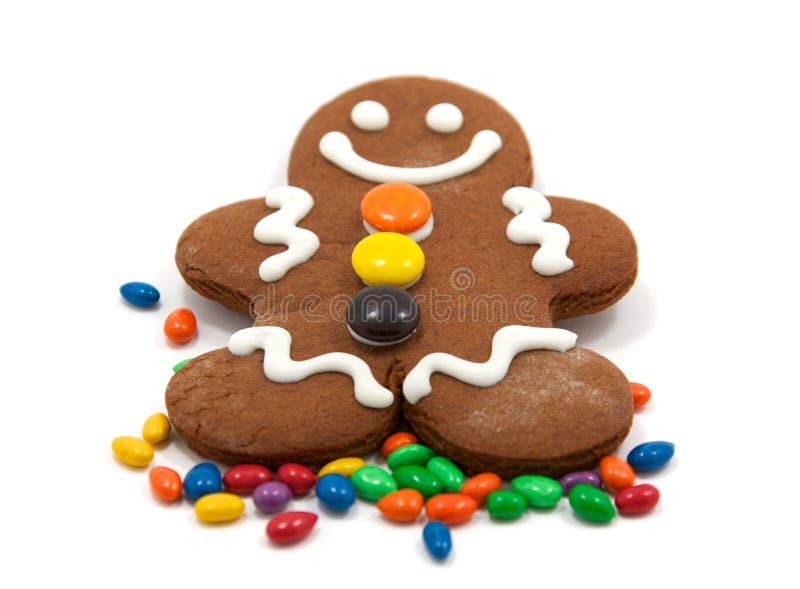 Gingerbread man royalty free stock photos