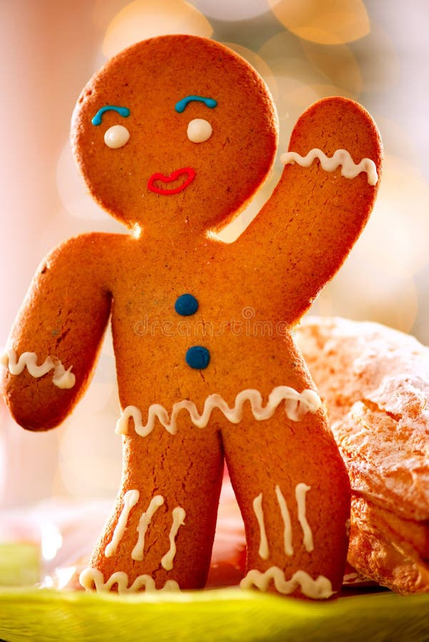 Gingerbread man stock image. Image of decorated, cookies - 35234913