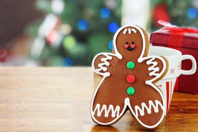 Gingerbread Man Cookie royalty free stock image