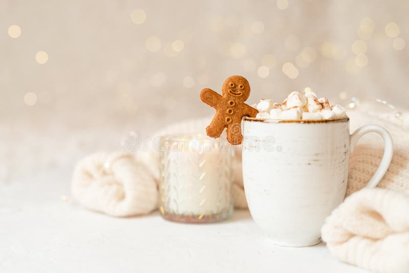 Gingerbread Man with Jumper Cookie Jar Scarf 