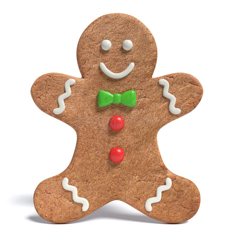 Gingerbread Man stock illustration. Illustration of sweet 47364352