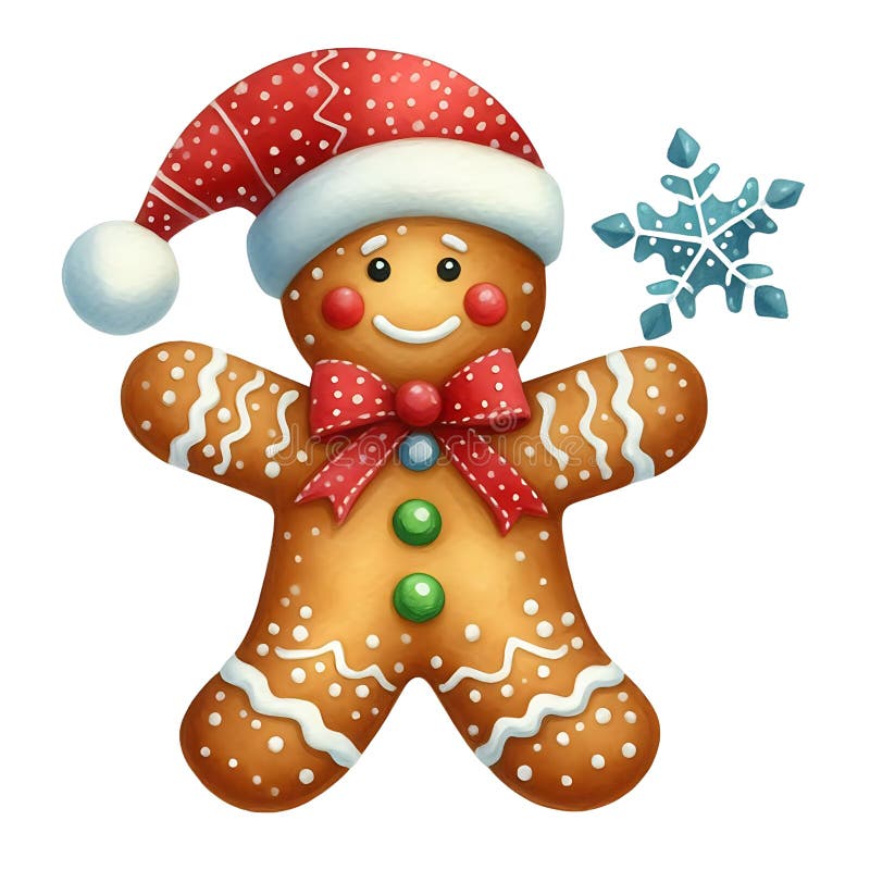 Christmas Buttons: Santa Snowflake Hat Christmas Buttons: Santa Snowflake Hat