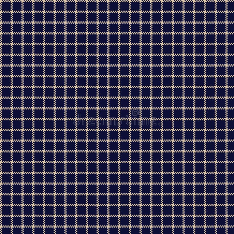 Gingham Black Checkered Seamless Pattern. Plaid Repeat Design ...