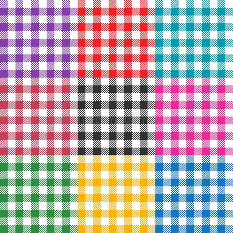 Gingham seamless pattern. stock illustration Gingham seamless pattern. stock illustration