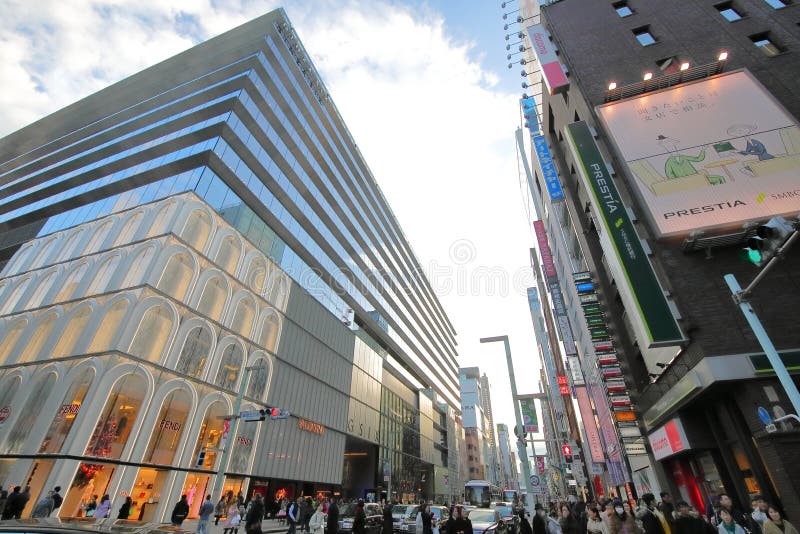 Louis Vuitton and Matsuya Ginza stores in Ginza district in Tokyo, News  Photo - Getty Images