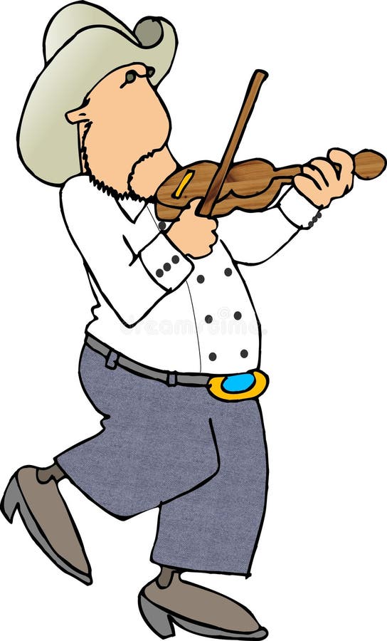 Giocatore del violino illustrazione di stock Giocatore del violino illustrazione di stock