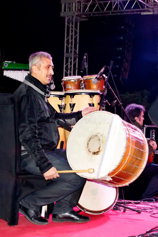 Giocatore Turco Del Tamburo Fotografia Editoriale Immagine di