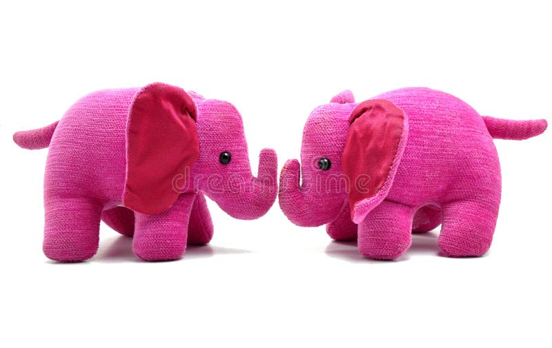 Giocattoli svegli dell'elefante dentellare immagine stock Giocattoli svegli dell'elefante dentellare immagine stock