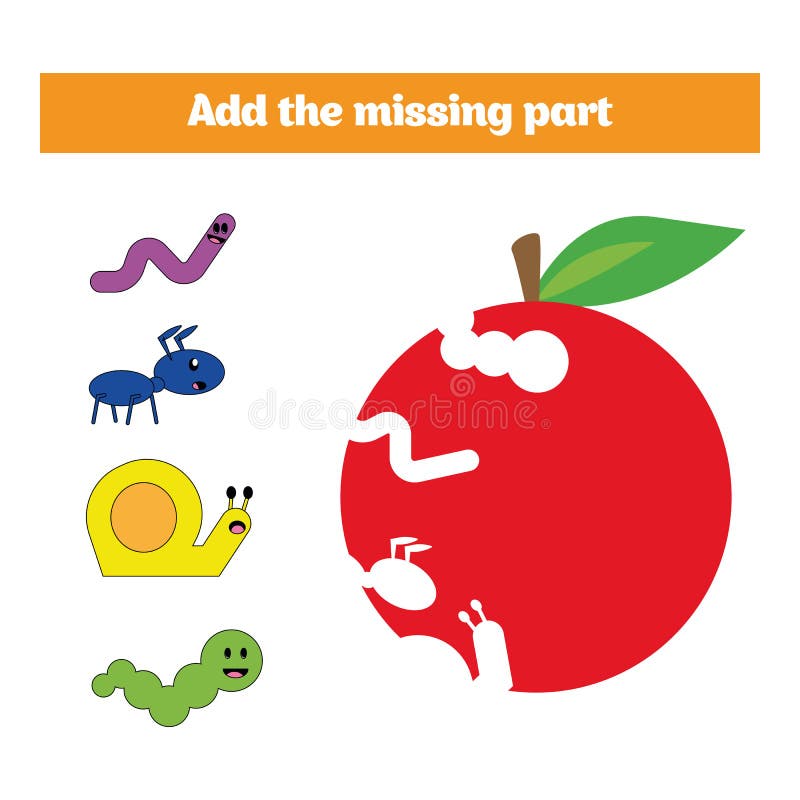 Gioco di puzzle Gioco educativo visivo per i bambini Compito: trovi le parti mancanti Foglio di lavoro per i bambini prescolari illustrazione vettoriale Gioco di puzzle Gioco educativo visivo per i bambini Compito: trovi le parti mancanti Foglio di lavoro per i bambini prescolari illustrazione vettoriale