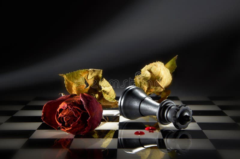 Gioco di scacchi di strategia immagini stock
