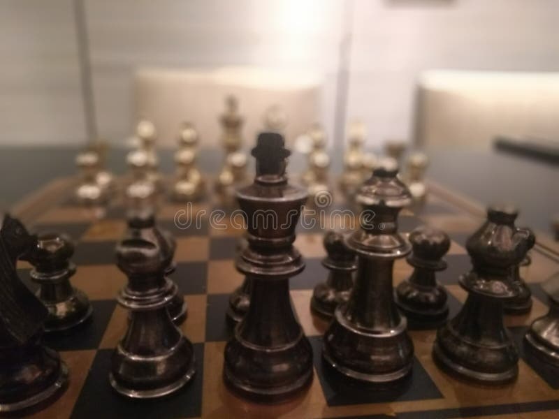 Gioco di scacchi nel centro commerciale di Dlf immagini stock libere da diritti Gioco di scacchi nel centro commerciale di Dlf immagini stock libere da diritti