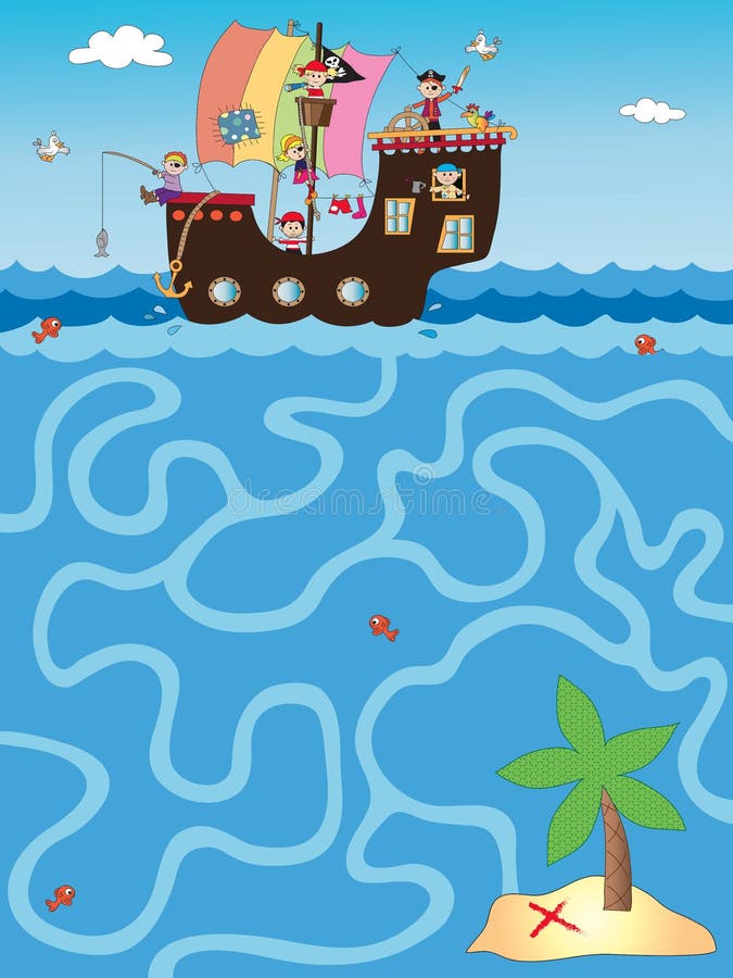 Gioco per i bambini royalty illustrazione gratis Gioco per i bambini royalty illustrazione gratis