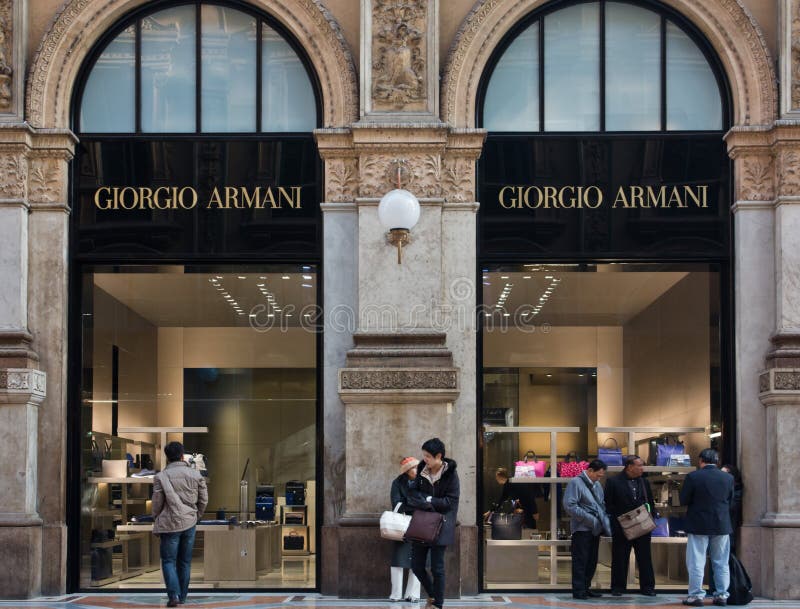 Giorgio Armani Store in Americana Manhasset Editorial Stock Photo