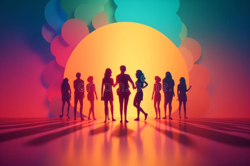 Giornata mondiale dell'amicizia sostegno aiuto e concetto di comunità giovanile sostegno atteggiamento amichevole e reciproco per royalty illustrazione gratis