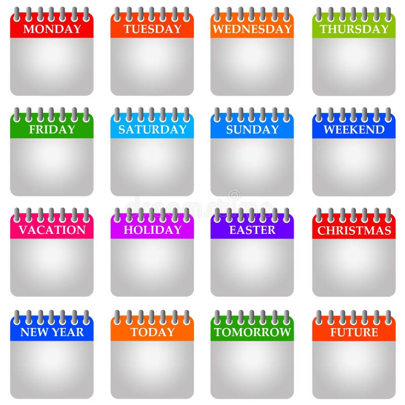 Giorni royalty illustrazione gratis Giorni royalty illustrazione gratis